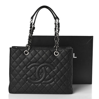 Chanel Caviar Quilted Grand Shopping Tote GST Black 11 of 11