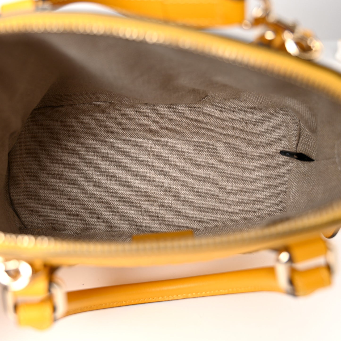 Soft Microguccissima Mini Dome Bag New Buttercup