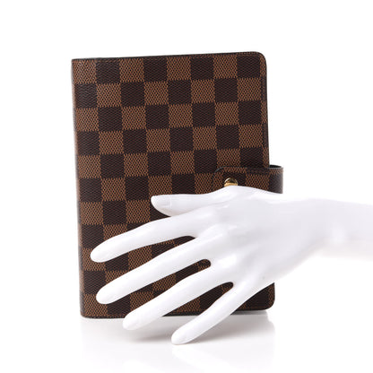 Louis Vuitton Damier Ebene Medium Ring Agenda Cover 2 of 7