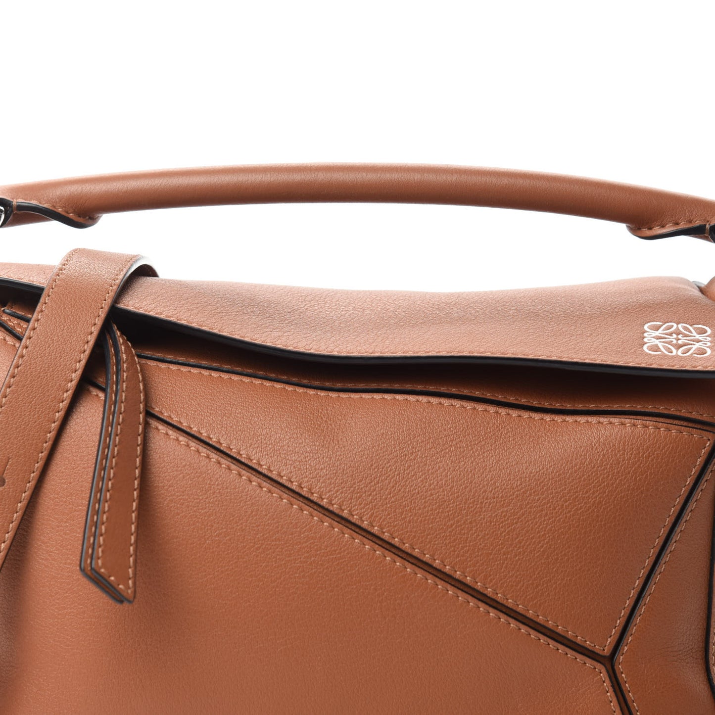 Calfskin Small Puzzle Bag Tan