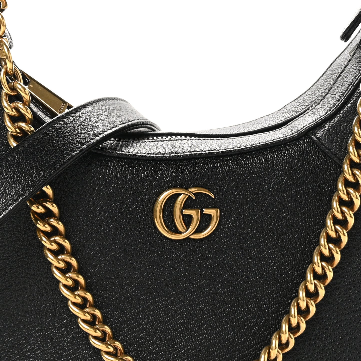 Goatskin Small Aphrodite Shoulder Bag Black