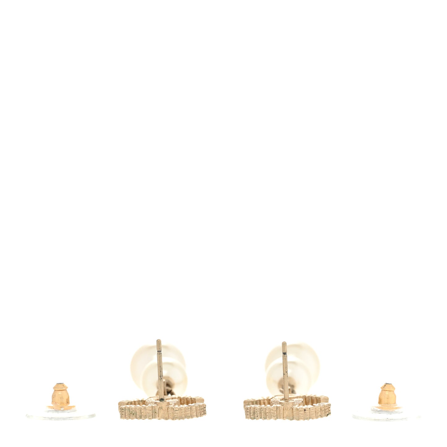 Pearl CC Drop Earring Gold