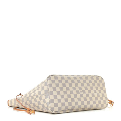 Louis Vuitton Damier Azur Neo Neverfull MM Rose Ballerine 5 of 20