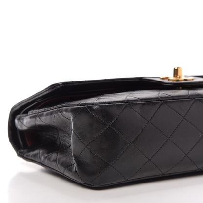 Chanel Lambskin Quilted Medium Double Flap Black 7 of 13