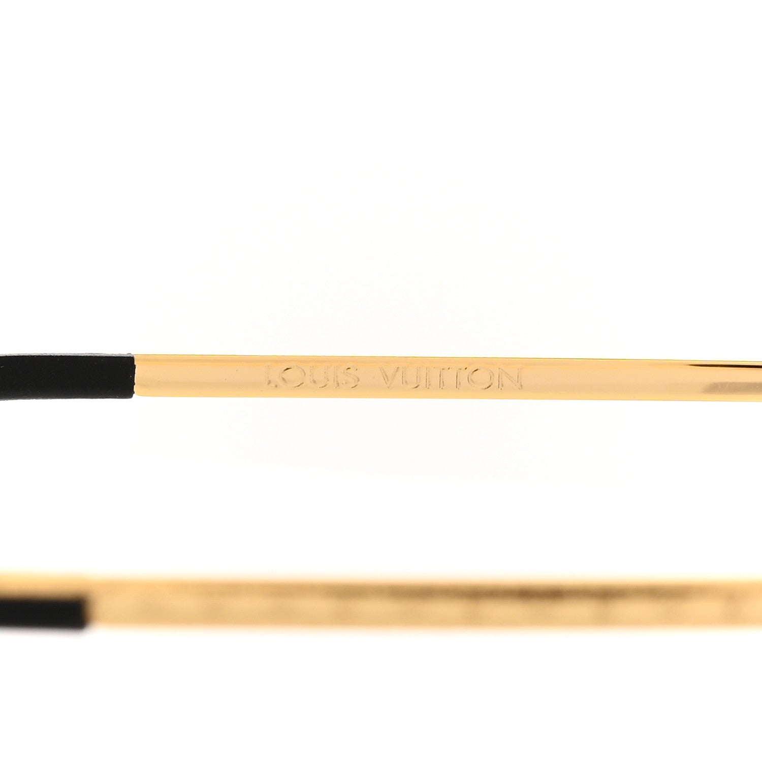 Louis Vuitton Metal Monogram Grease Sunglasses Z1172E Gold 6 of 7