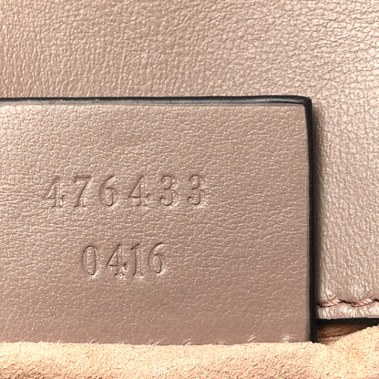 Gucci Calfskin Matelasse Super Mini GG Marmont Shoulder Bag Porcelain Rose 7 of 11
