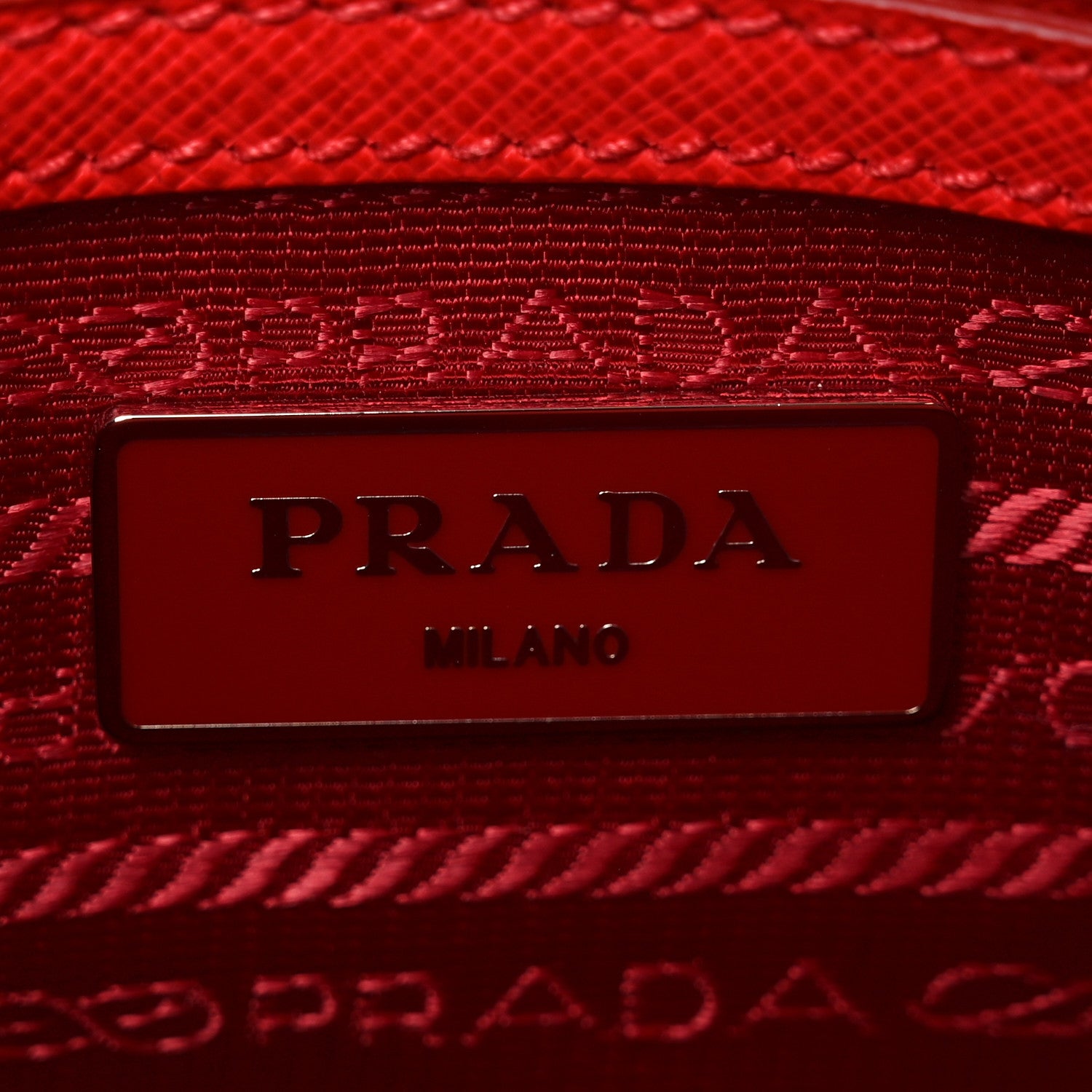 Prada Saffiano Lux Small Galleria Double Zip Tote Red 6 of 9