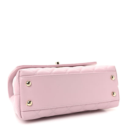 Chanel Caviar Quilted Mini Coco Handle Flap Light Pink 4 of 11