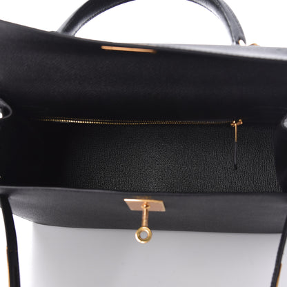 Hermes Epsom Kelly Sellier 28 Black 7 of 34