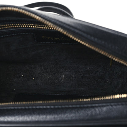 Christian Dior Goatskin Double Saddle Pouch Black 5 of 9