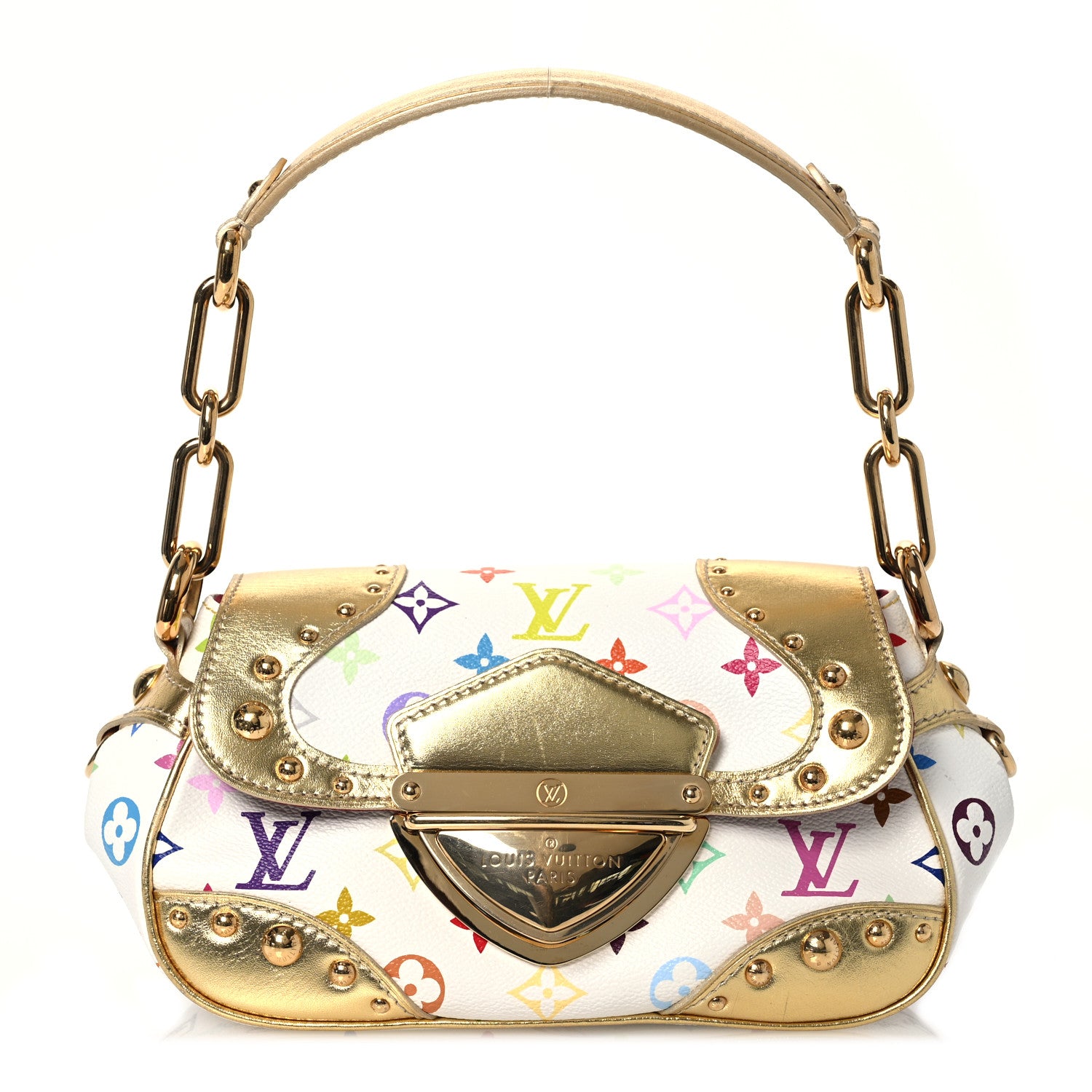 Louis Vuitton Monogram Multicolor Marilyn White Gold 1 of 11