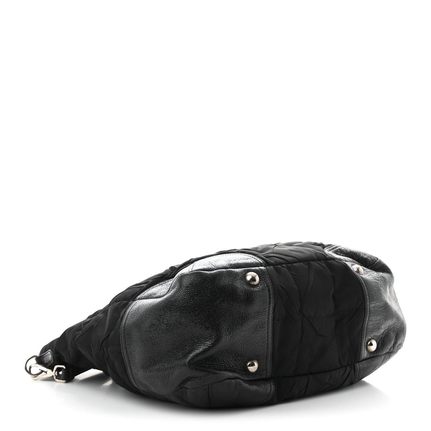 Prada Tessuto Nylon Cervo Lux 24H Tote Black 4 of 11