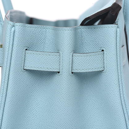 Hermes Epsom Birkin 30 Bleu Atoll 13 of 28