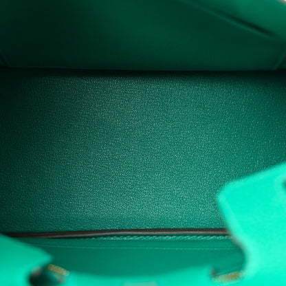 Hermes Togo Birkin 25 Vert Vertigo 5 of 11