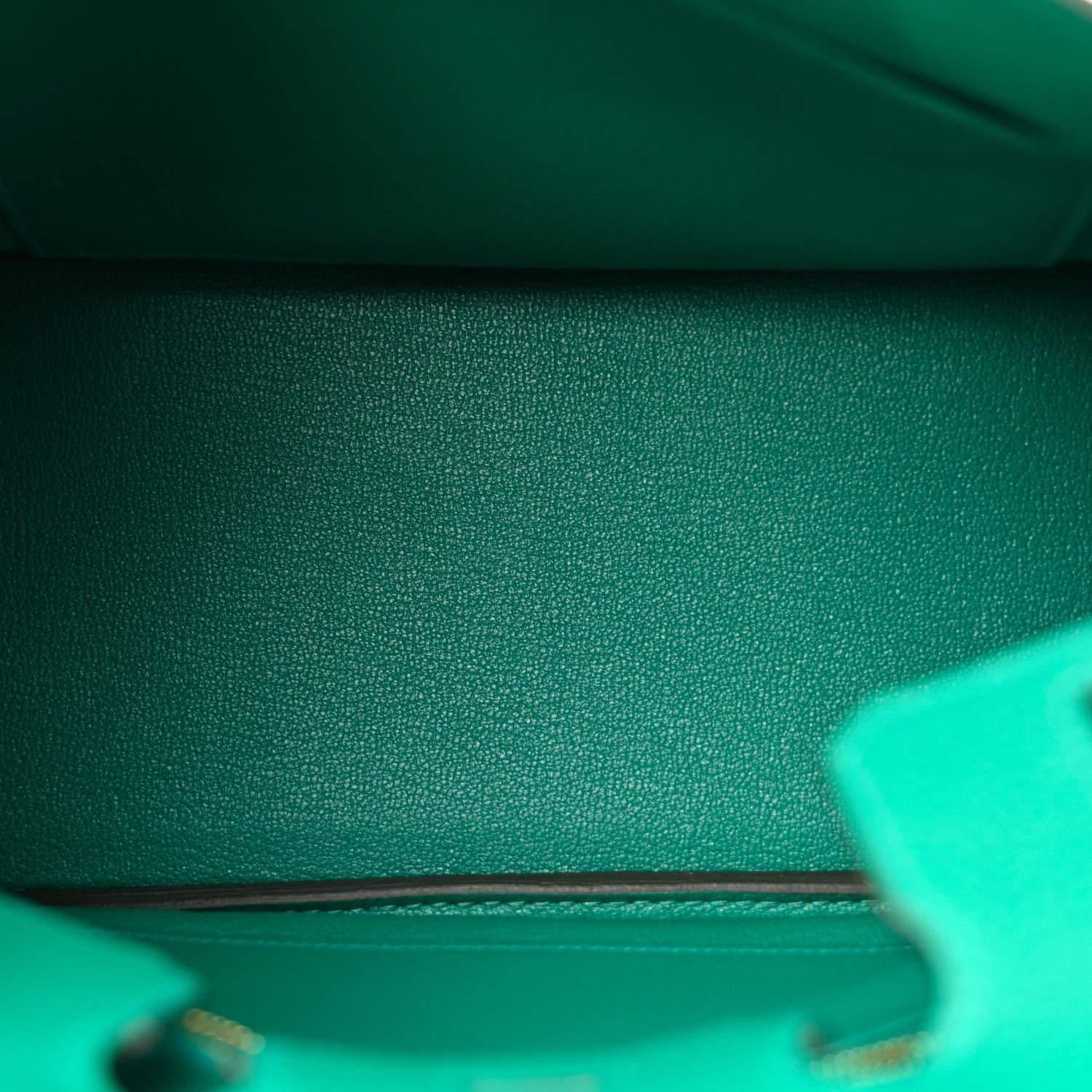 Hermes Togo Birkin 25 Vert Vertigo 5 of 11