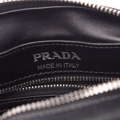 Prada City Calf Banana Print Camera Bag Black Fuchsia 6 of 9