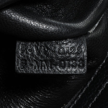 Celine Drummed Leather Suede Trapeze Small Luggage Black 7 of 8