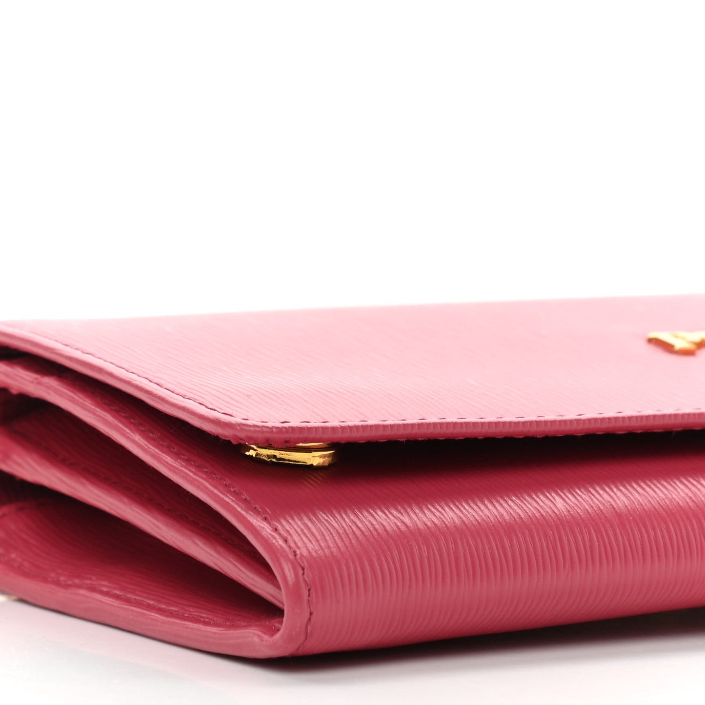 Vitello Move Metal Oro Chain Wallet Peonia