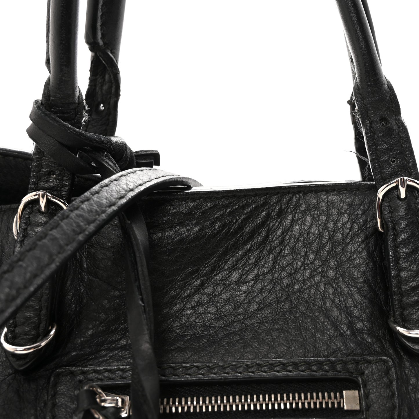 Veau Papier A6 Zip Around Tote Black