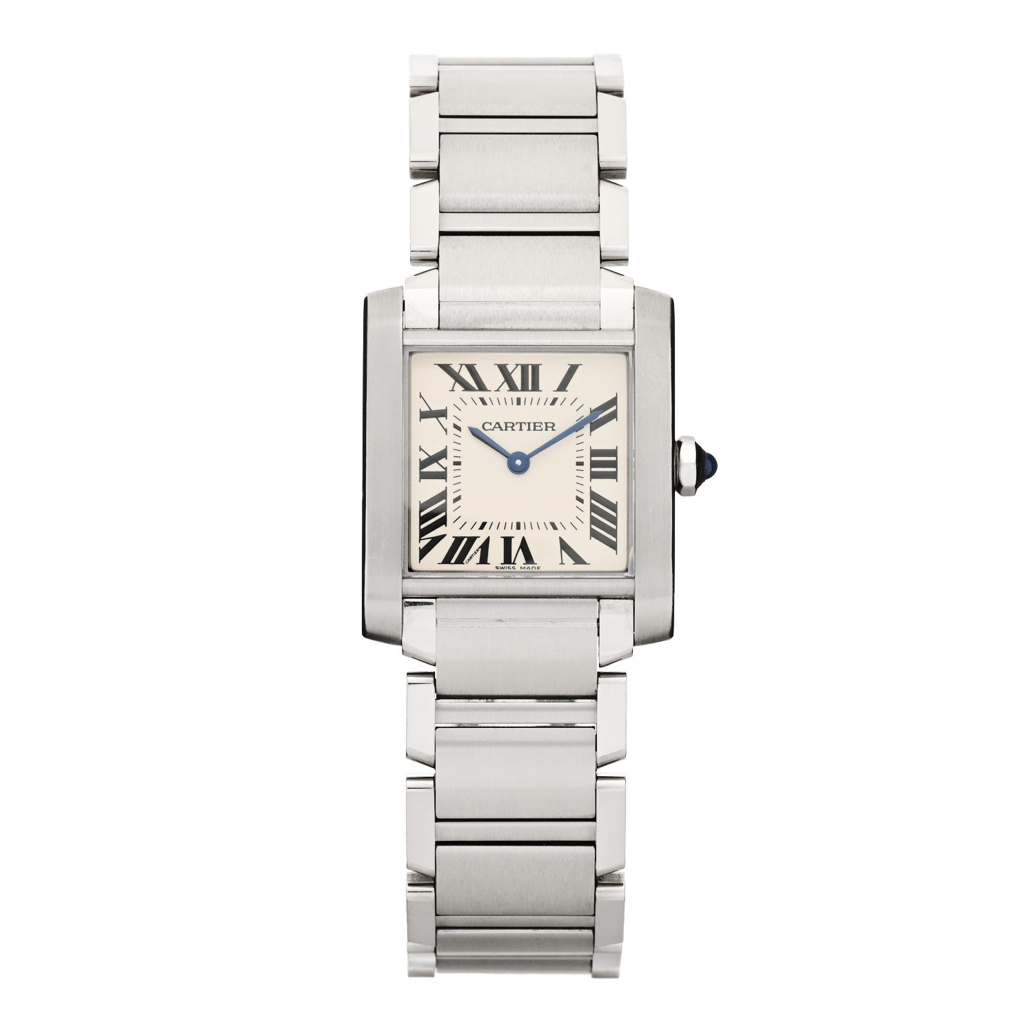 Cartier Stainless Steel 20mm Tank Francaise Quartz Watch 1 of 4