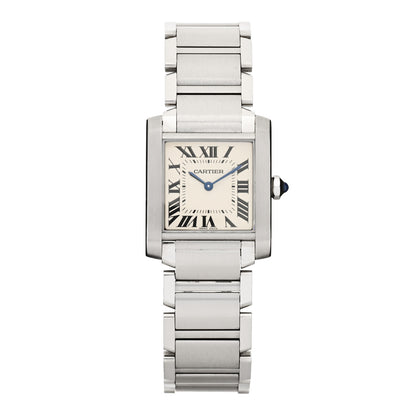 Cartier Stainless Steel 20mm Tank Francaise Quartz Watch 1 of 4
