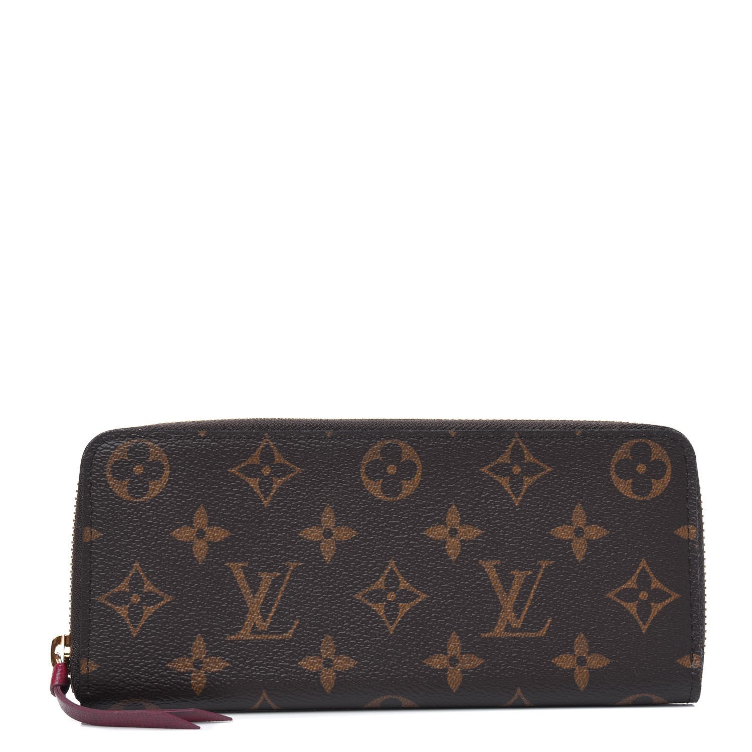 Louis Vuitton Monogram Clemence Wallet Fuchsia 1 of 4