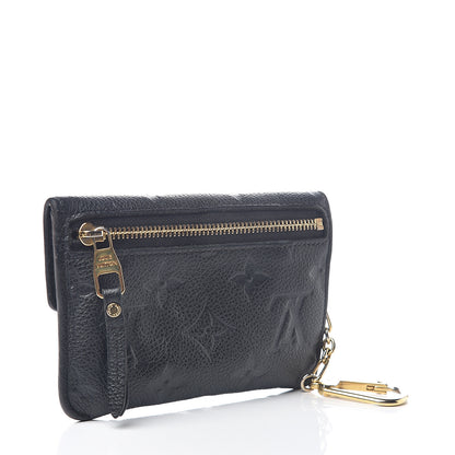 Louis Vuitton Empreinte Key Pouch Black 2 of 6