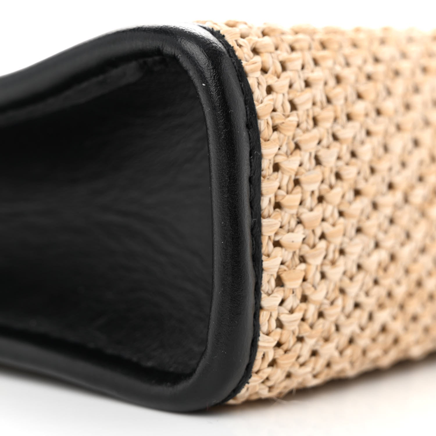 Louis Vuitton Raffia Calfskin Monogram Giant Pouch 8 of 9