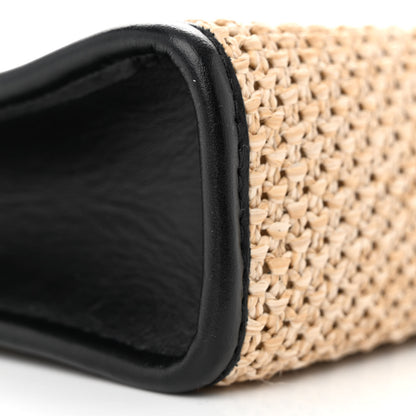 Louis Vuitton Raffia Calfskin Monogram Giant Pouch 8 of 9