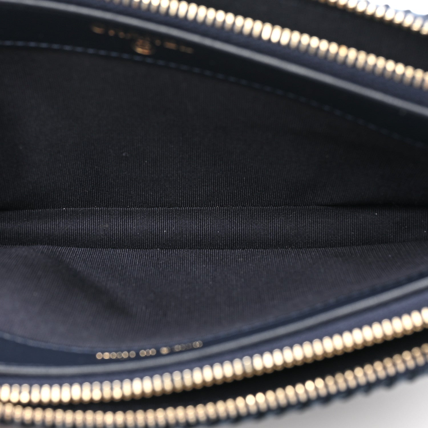 Chanel Lurex Straw Small Deauville Clutch With Chain Blue 7 of 13