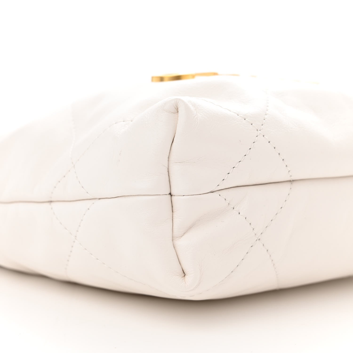 Chanel Shiny Calfskin Quilted Mini Chanel 22 White 9 of 11