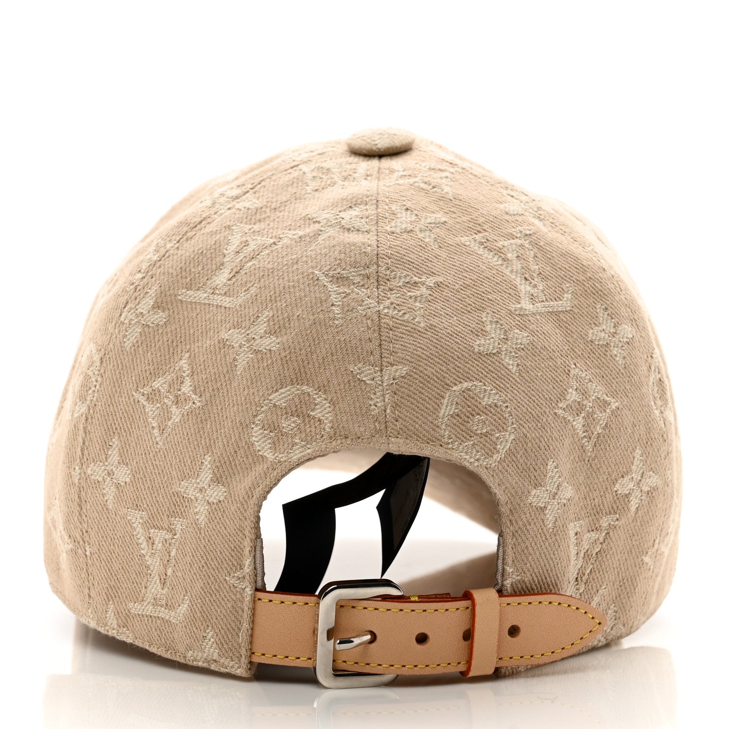 Louis Vuitton Cotton Monogram Essential Cap M Beige 1449006