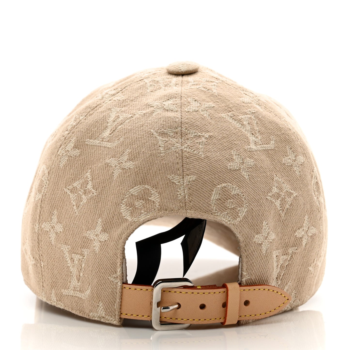 Cotton Monogram Essential Cap M Beige