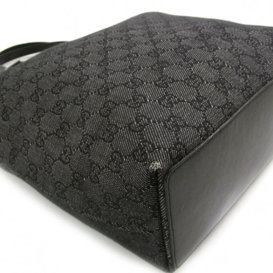 Gucci Denim Monogram Bucket Tote 5 of 11