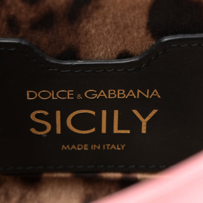 Dolce & Gabbana Stampa Iguana Crystal Small Miss Sicily Satchel Candy 6 of 15