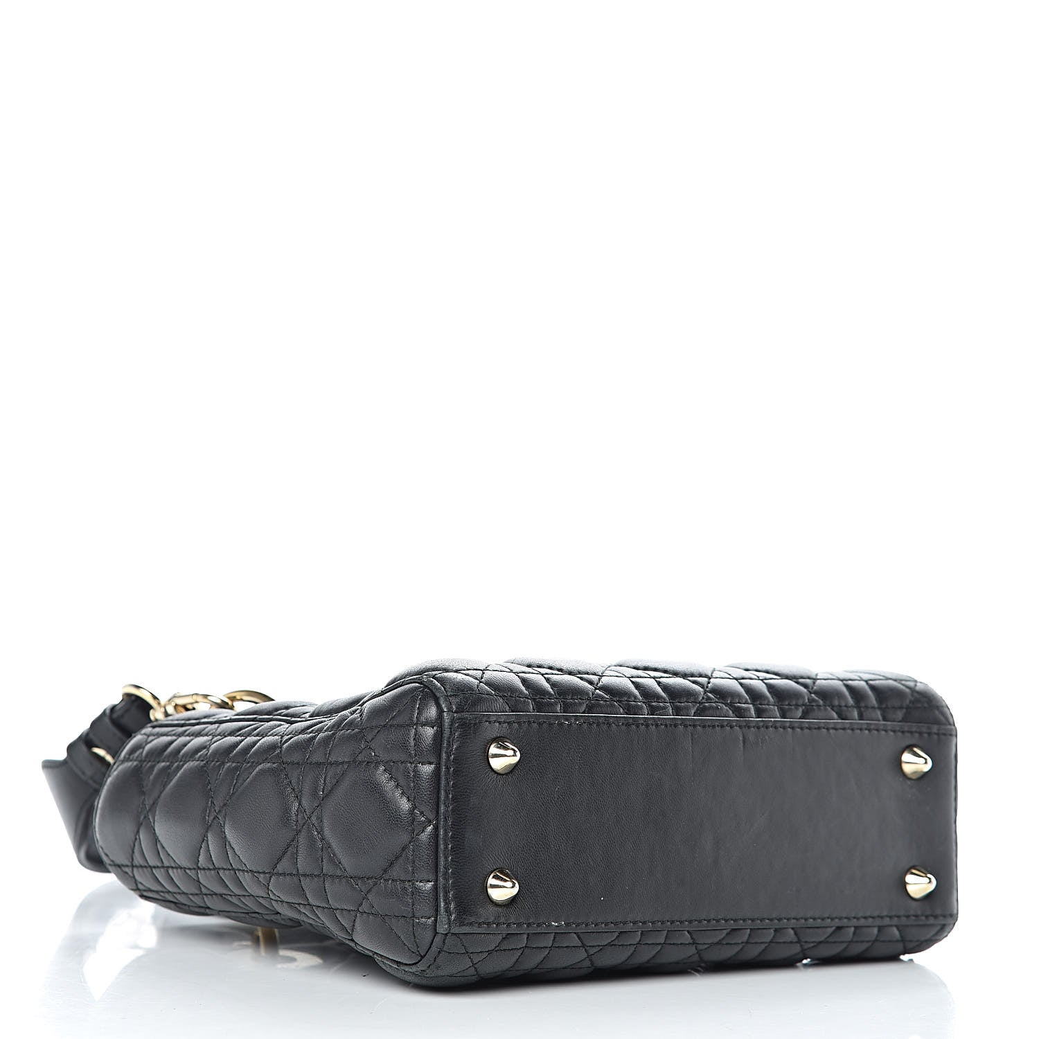 Christian Dior Lambskin Cannage Small Lucky Badges My Lady Dior Black 4 of 11