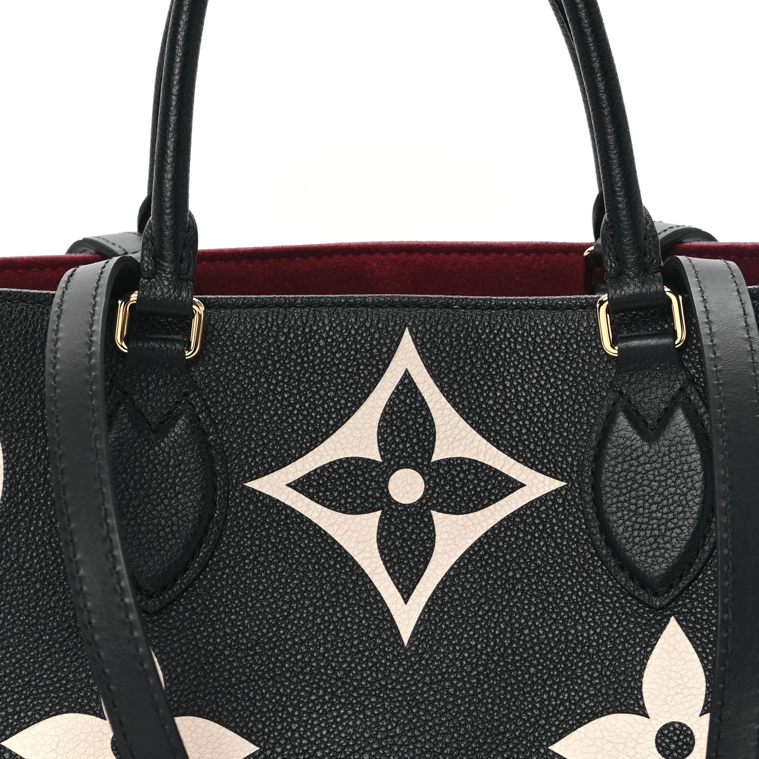 Louis Vuitton Empreinte Monogram Giant Onthego GM Black Beige 7 of 9