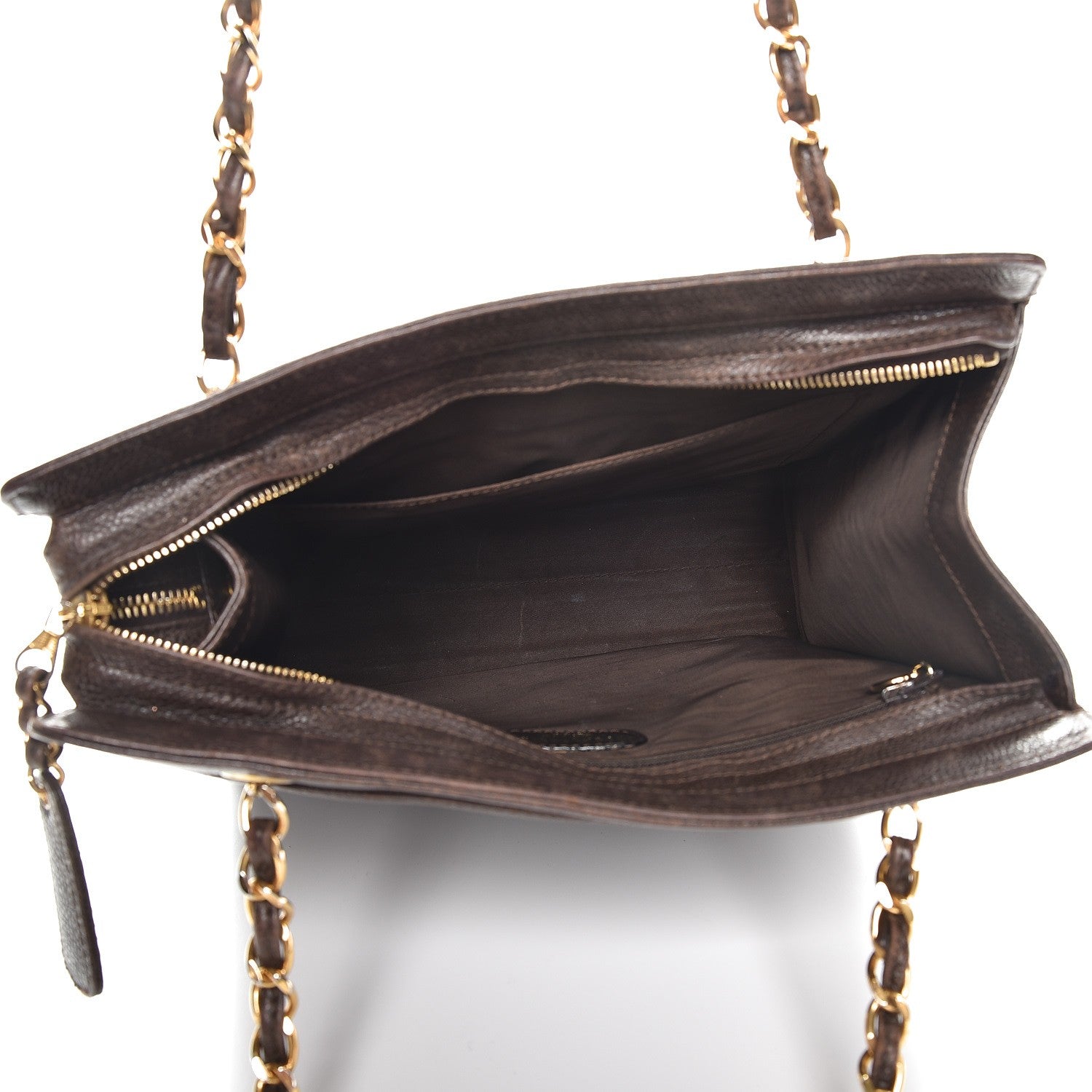 Chanel Caviar Shoulder Bag Brown 6 of 18