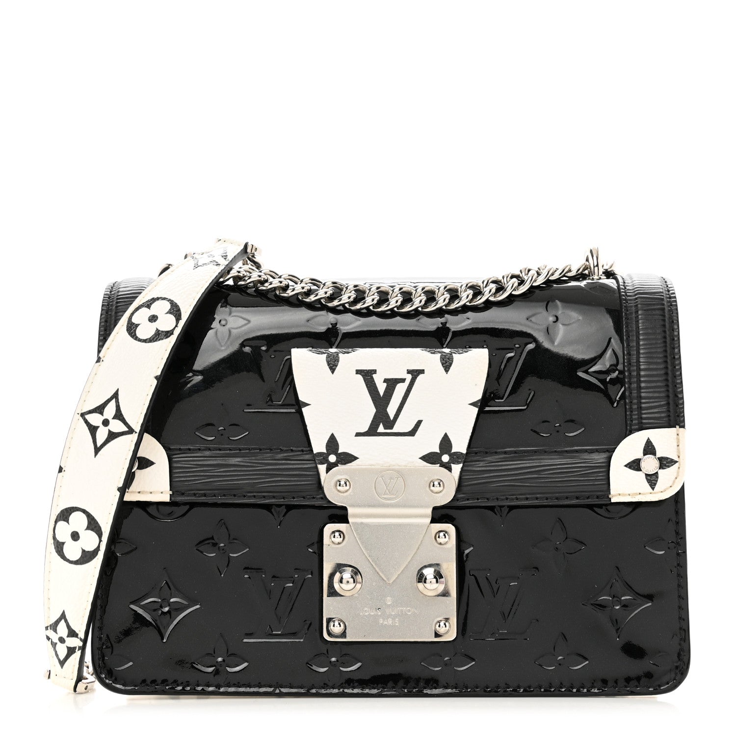 Louis Vuitton Vernis Epi Monogram Wynwood Black White 1 of 9