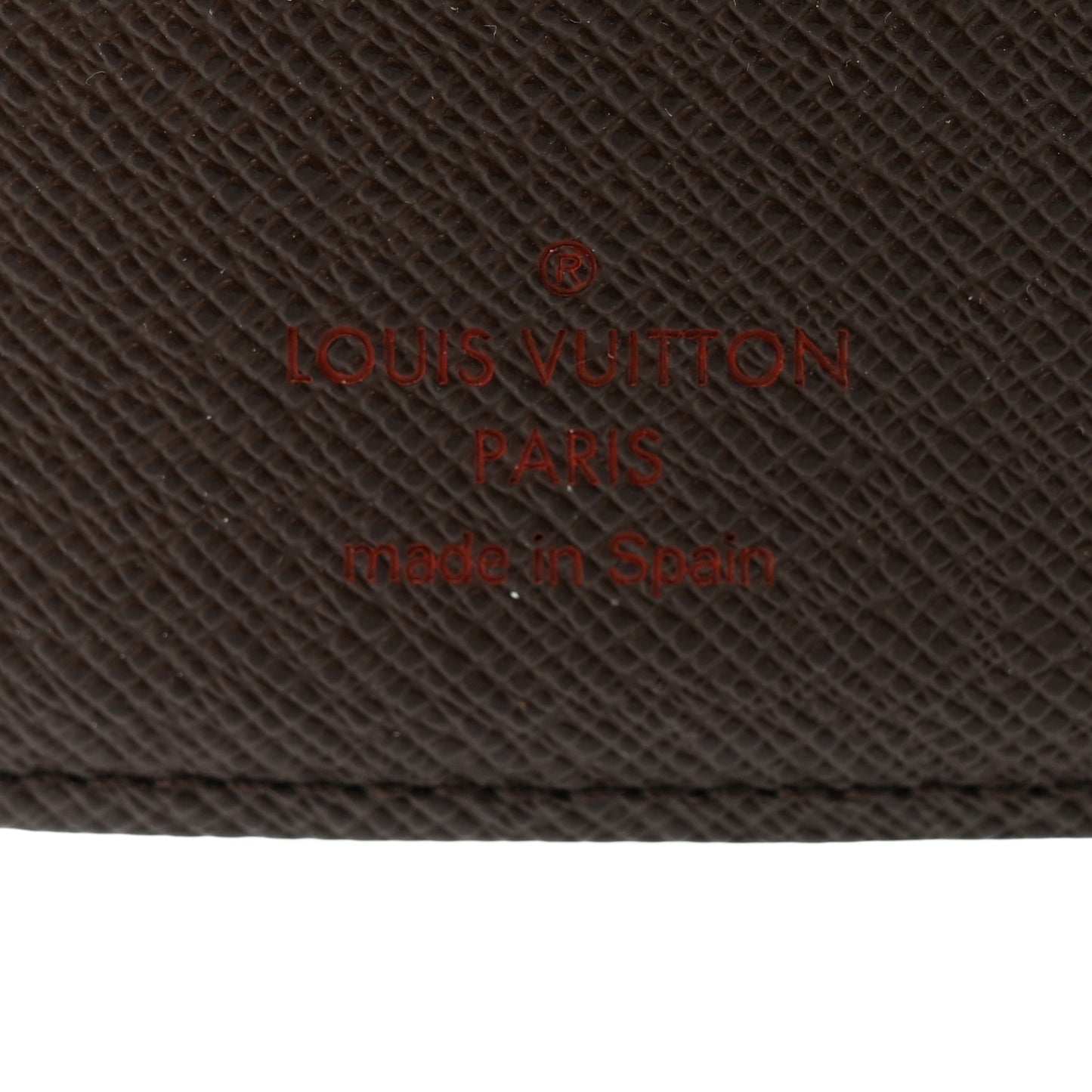 Damier Ebene Small Ring Agenda Cover