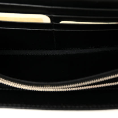 Fendi Vitello Liberty Fun Fair Studded Continental Wallet On Chain Black Multicolor 4 of 8