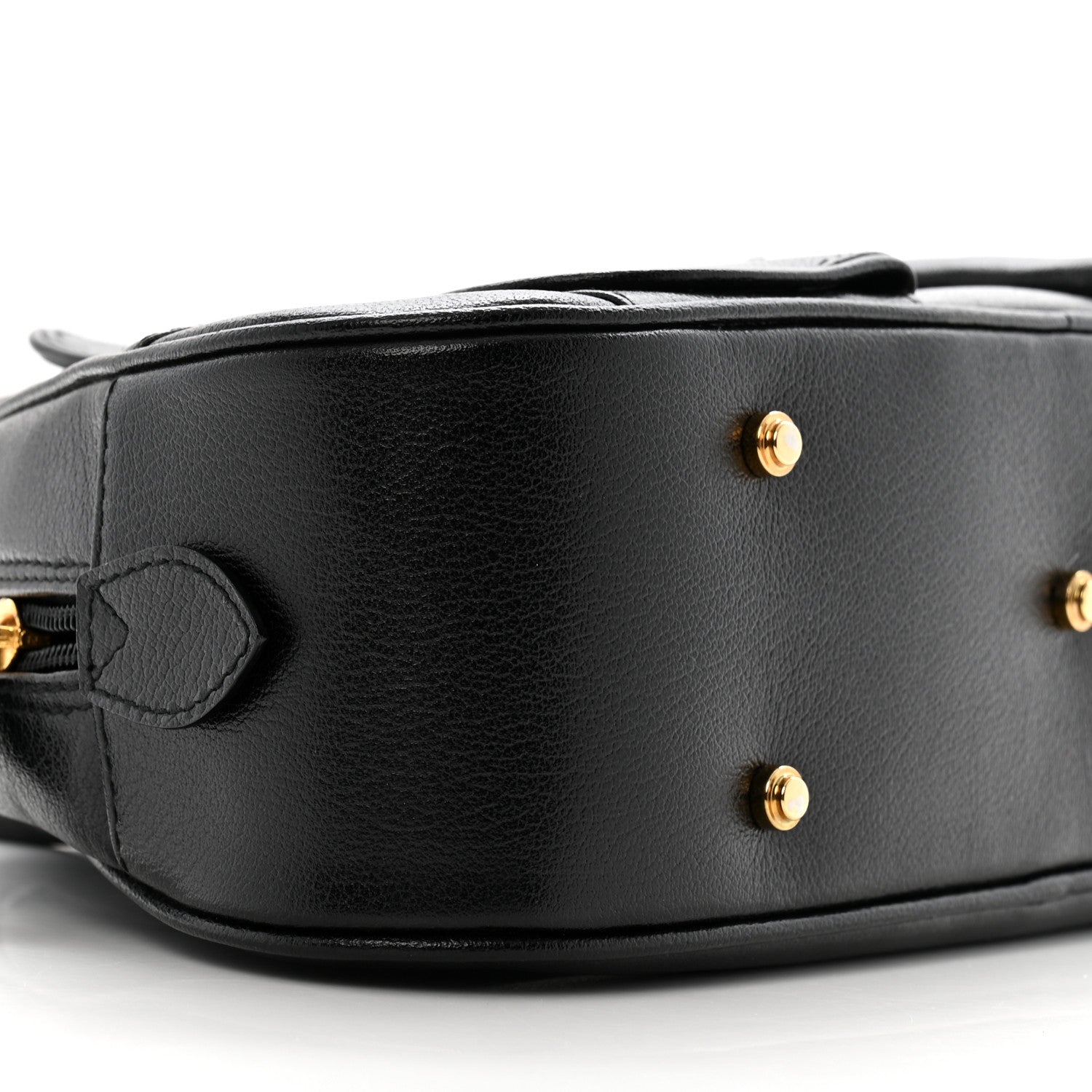 Christian Dior Calfskin Saddle Bowler Black 9 of 13