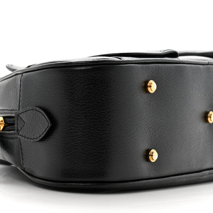 Christian Dior Calfskin Saddle Bowler Black 9 of 13