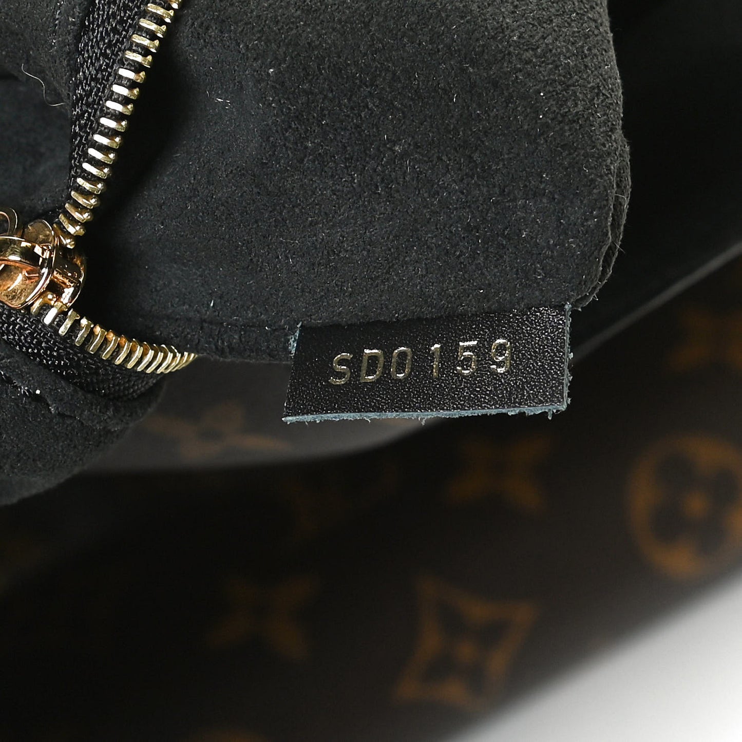 Monogram Flower Hobo Black