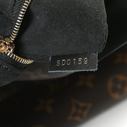 Louis Vuitton Monogram Flower Hobo Black 6 of 11