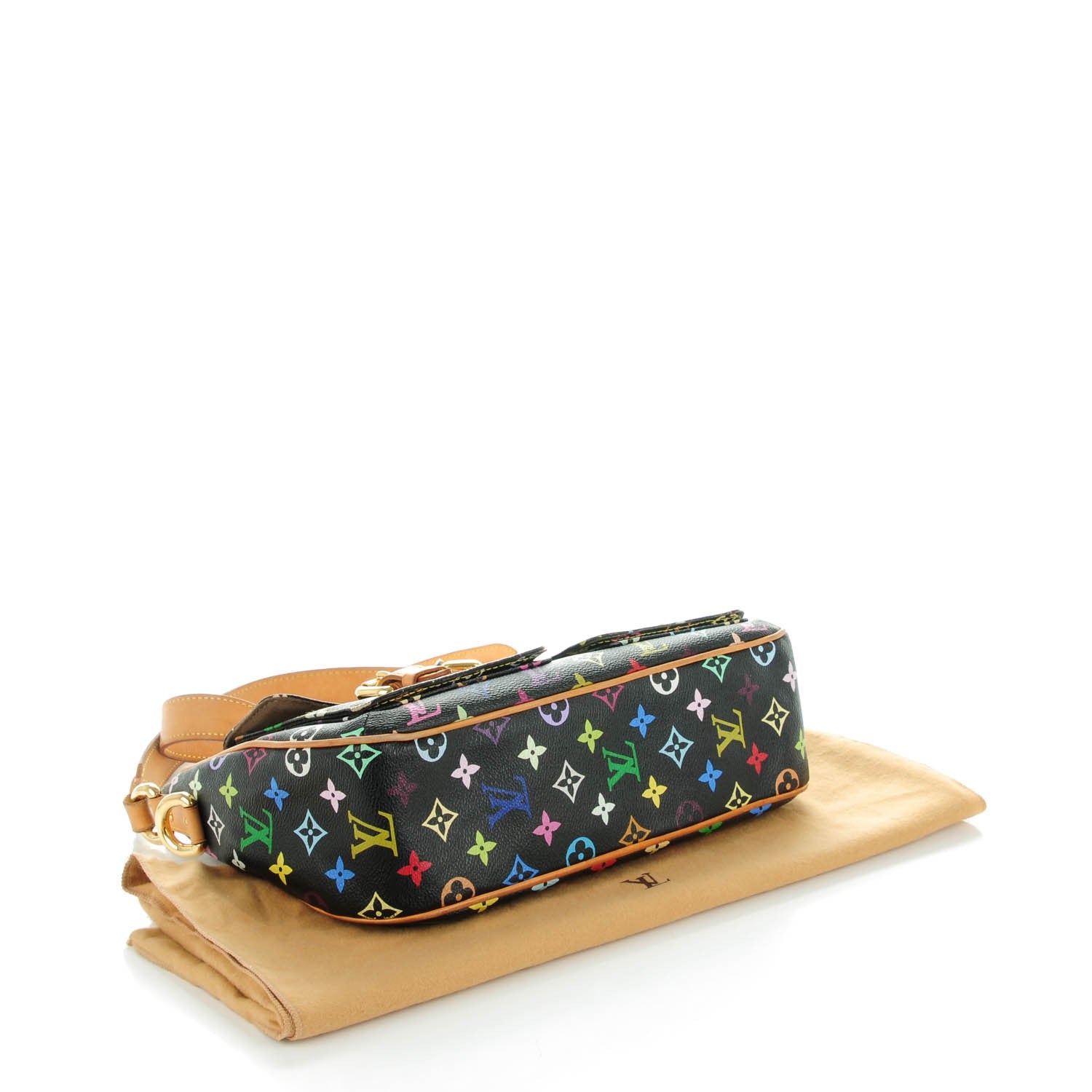 Louis Vuitton Monogram Multicolor Lodge GM Black 4 of 7