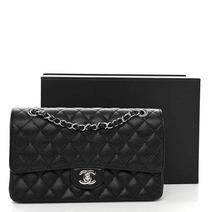 Chanel Caviar Quilted Medium Double Flap Black 11 of 11