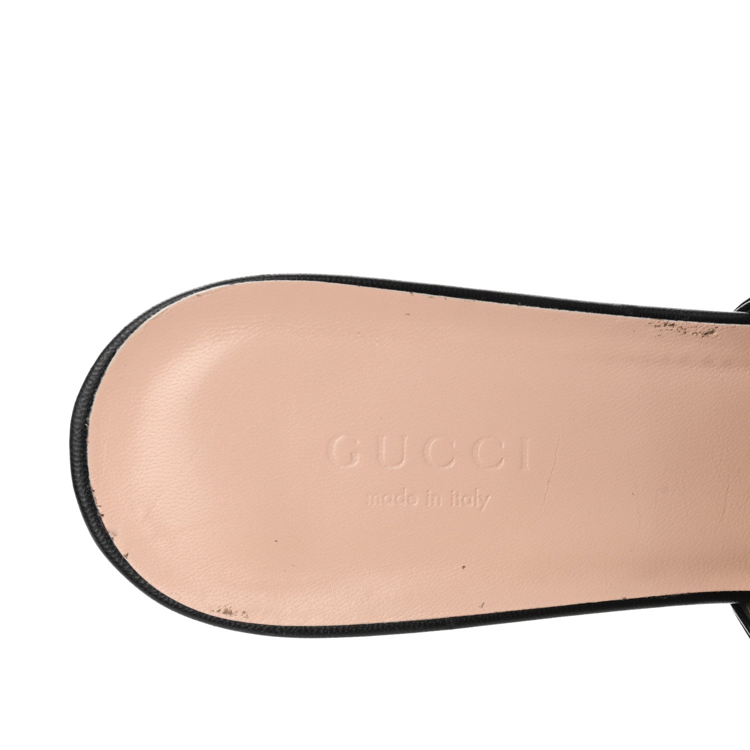 Gucci Malaga Kid GG Marmont Fringe 75mm Slide Sandals 39 Black 7 of 11