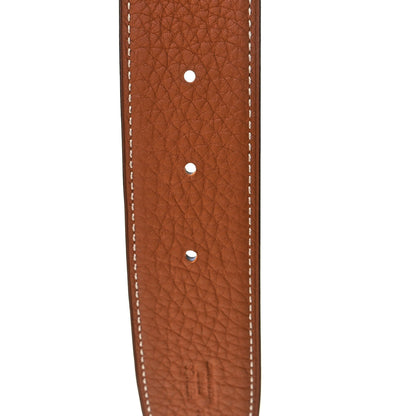 Hermes 135 Togo 32mm Typo Belt 90 Black Gold 4 of 6