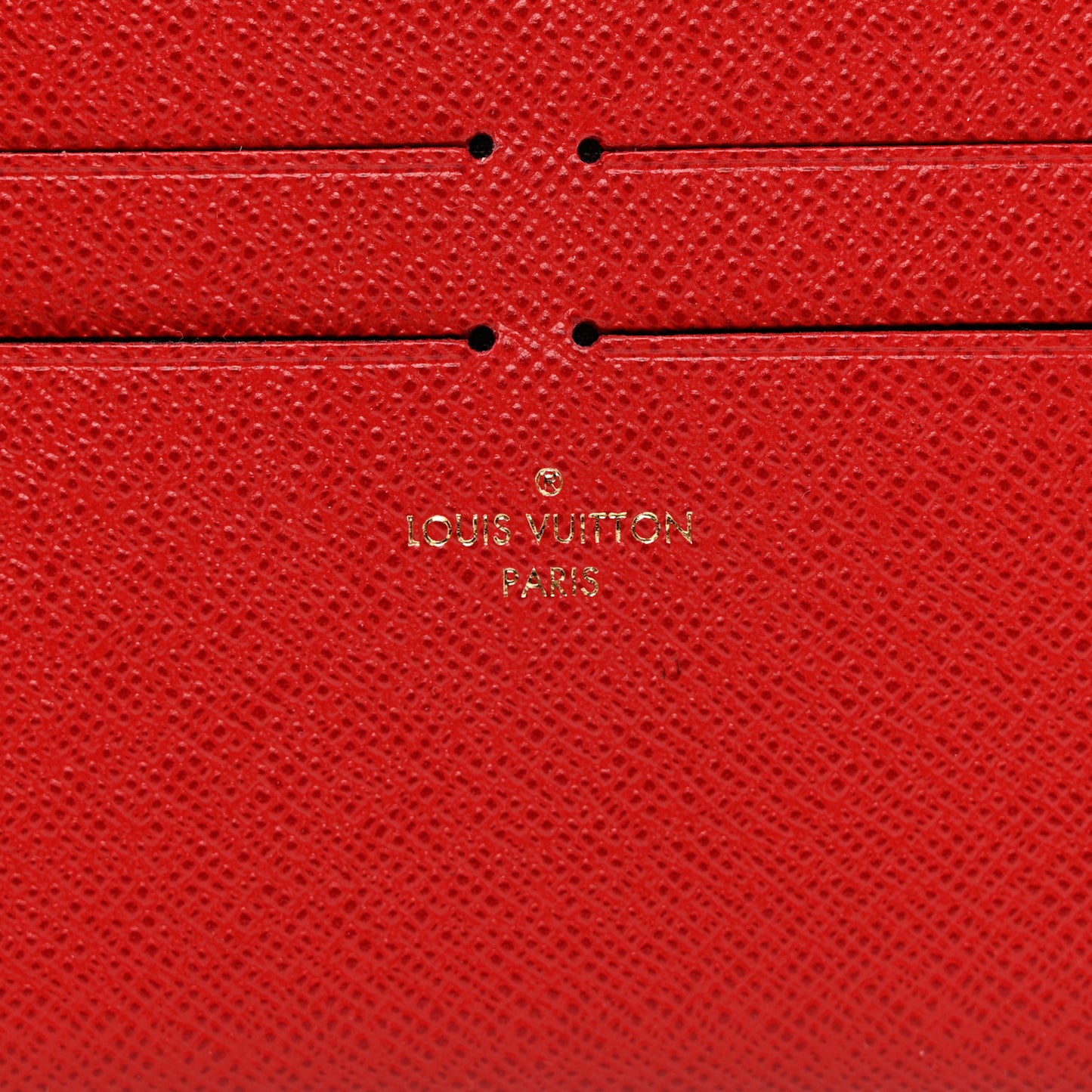 Calfskin Felicie Card Holder Insert Cherry